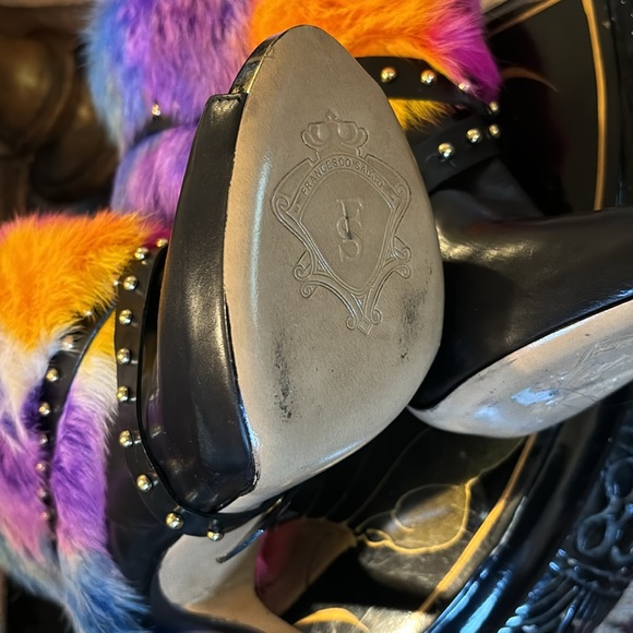 Francesco Sacco Multicolor Opened Toes Boots. - Picture 5 of 5